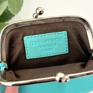 Rare Tiffany & Co. Patent Leather Kiss-Lock Coin Purse — Iconic Tiffany Blue